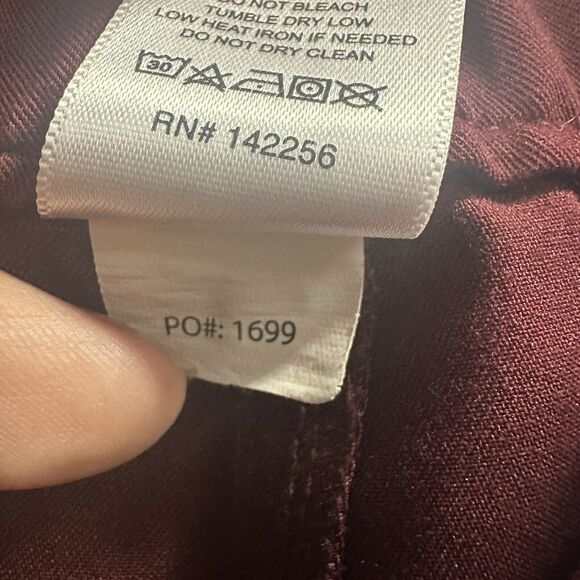 Figs Scrub Pants Mens Extra Large Tall Cairo Burgundy Red Nurse Uniform TM3001T - Picture 15 of 16